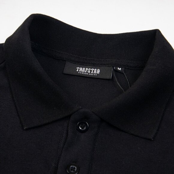 Trapstar Black Polo Shirt With Gold Logo - Picture 5 of 5
